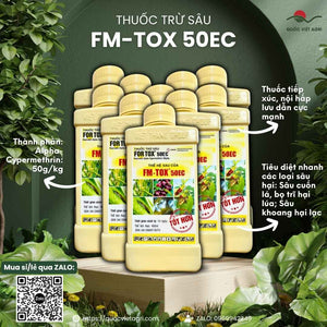 (Combo 10 Chai) Thuốc Trừ Sâu FM-Tox 50EC (450ml) - Diệt Sâu Cuốn Lá