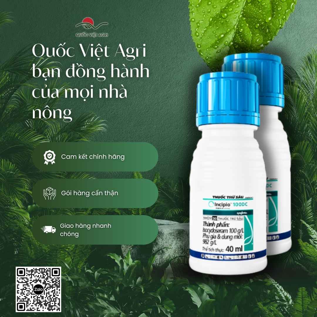 Công nghệ Plinazolin đột phá mặt sau chai Incipio 100DC trị sâu tơ.