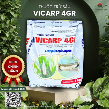 Gói VICARP 4GR 1kg VIPESCO – thuốc hạt rải ruộng cho cây lúa