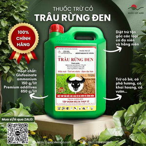 Thuốc Trừ Cỏ TRÂU RỪNG ĐEN 150SL (Can 4.5L) | Glufosinate Diệt Tận Gốc